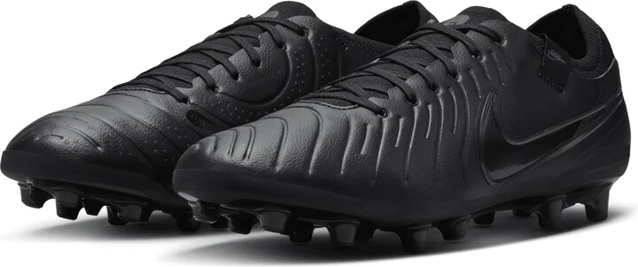 Nike Men's Tiempo Legend 10 Elite Artificial-Grass Low-Top Soccer Cleats in Black | DV4330-002 - Image 5