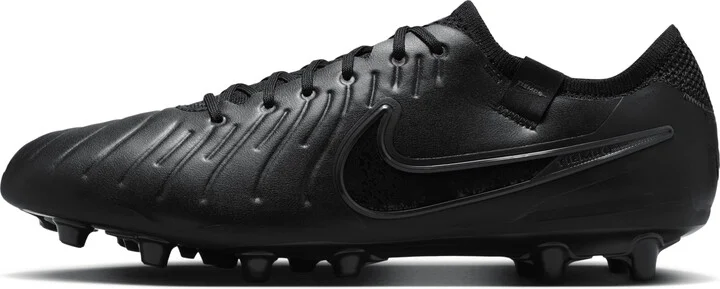 Nike Men's Tiempo Legend 10 Elite Artificial-Grass Low-Top Soccer Cleats in Black | DV4330-002