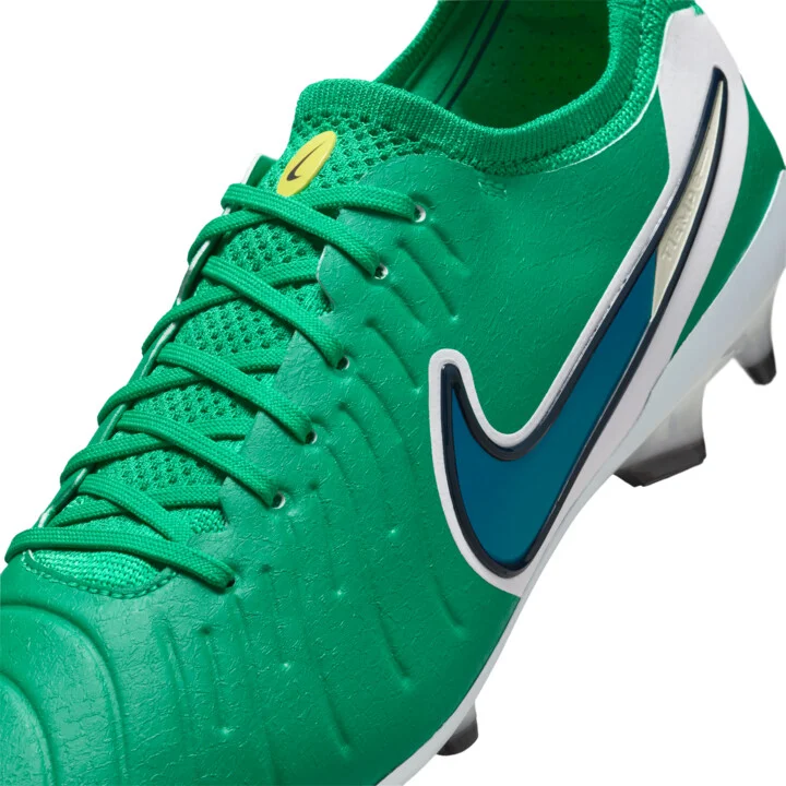 Nike Men's Tiempo Legend 10 Elite Firm-Ground Low-Top Soccer Cleats in Green | HJ7272-300 - Image 8