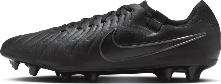 Nike Men's Tiempo Legend 10 Pro Firm-Ground Low-Top Soccer Cleats in Black | DV4333-002