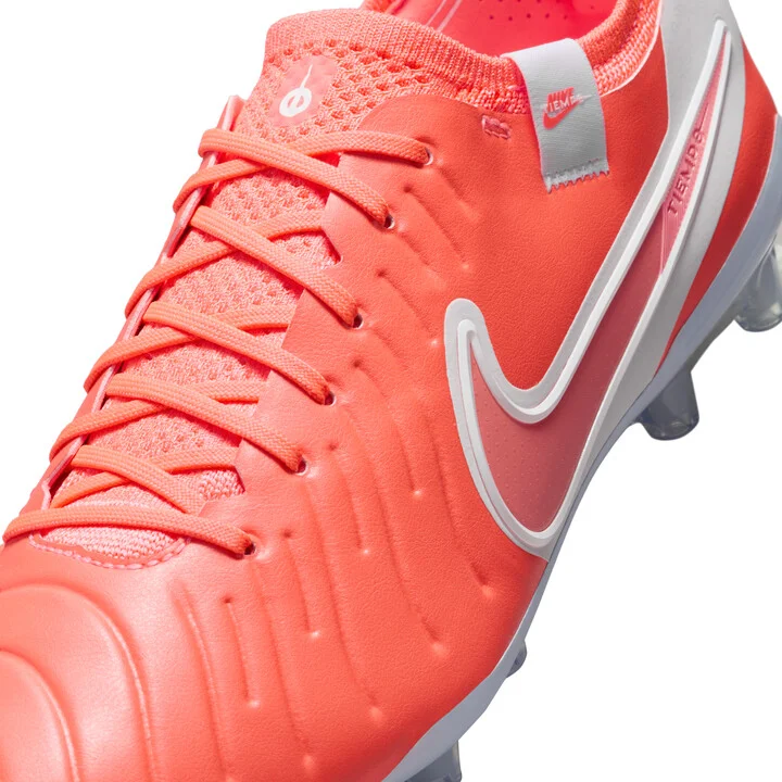 Nike Men's Tiempo Legend Pro Artificial-Grass Low-Top Soccer Cleats in Pink | DV4334-800 - Image 8