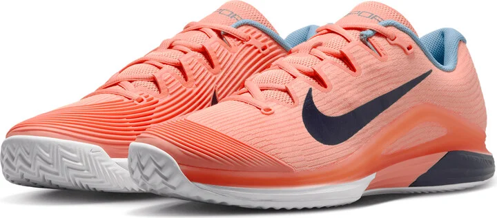 Nike Men's Vapor 12 Clay Court Tennis Shoes in Orange | HQ6026-800 - Image 5