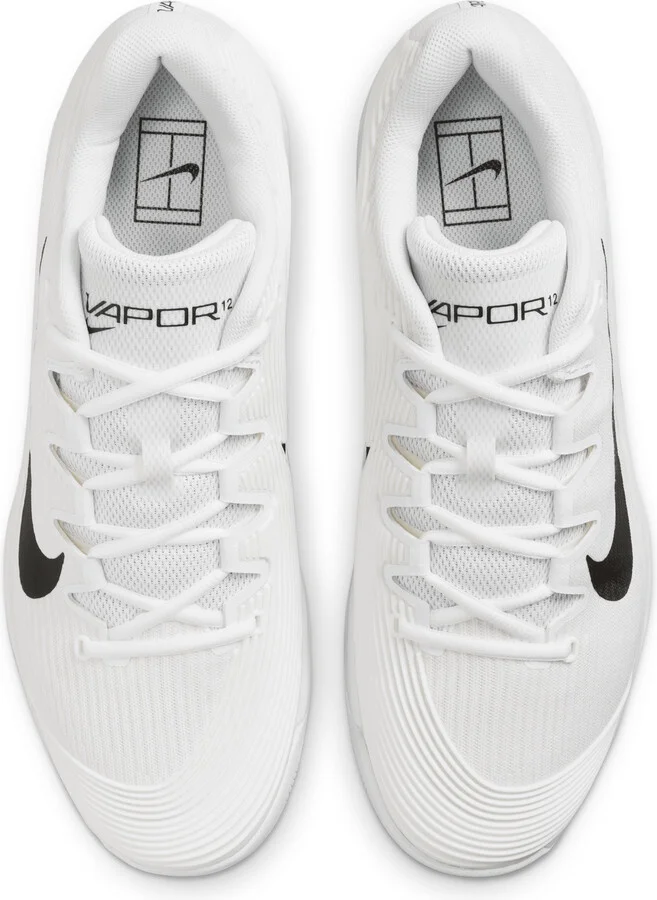 Nike Men's Vapor 12 Hard Court Tennis Shoes in White | FV5552-101 - Image 4