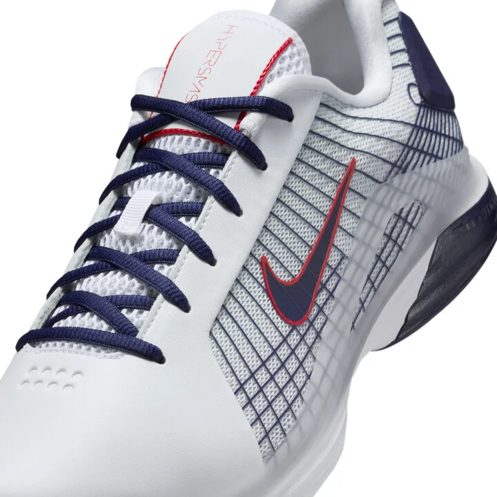 Nike Men's Vapor 12 Hypersmash Hard Court Tennis Shoes in White | HJ0549-100 - Image 7
