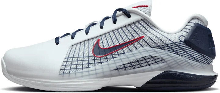 Nike Men's Vapor 12 Hypersmash Hard Court Tennis Shoes in White | HJ0549-100