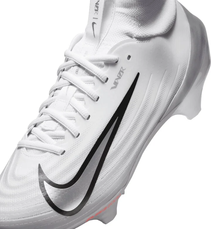Nike Men's Vapor Pro 1 Football Cleats in White | FB3298-100 - Image 8
