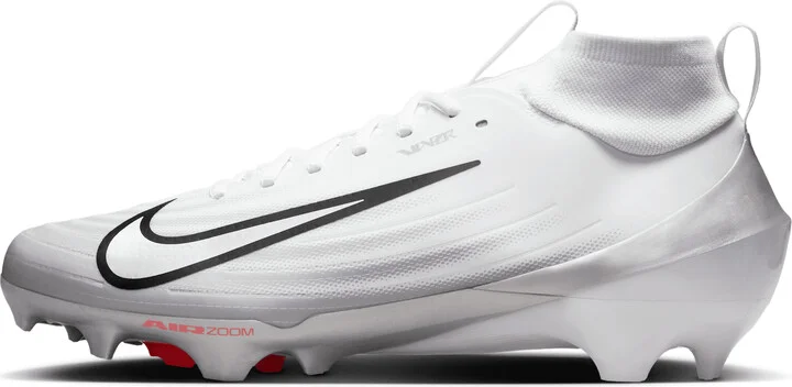 Nike Men's Vapor Pro 1 Football Cleats in White | FB3298-100