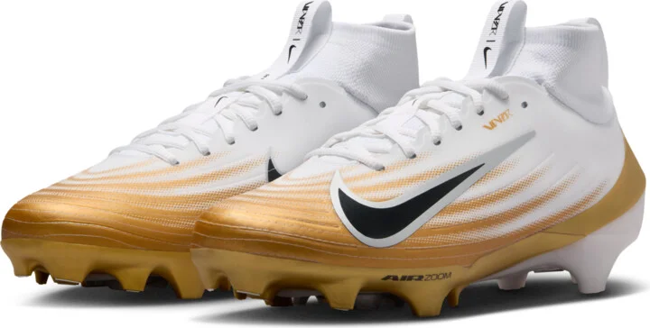 Nike Men's Vapor Pro 1 Football Cleats in White | FB3298-103 - Image 5