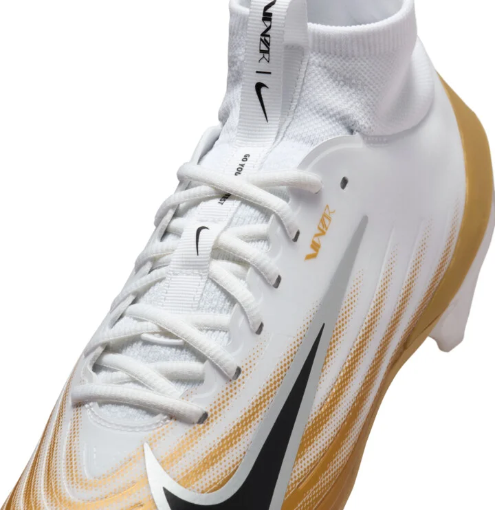 Nike Men's Vapor Pro 1 Football Cleats in White | FB3298-103 - Image 8