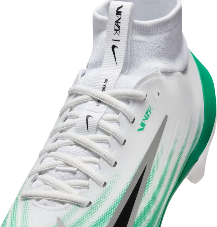 Nike Men's Vapor Pro 1 Football Cleats in White | HM8850-100 - Image 8