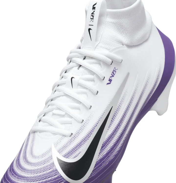 Nike Men's Vapor Pro 1 Football Cleats in White | HM8850-101 - Image 8