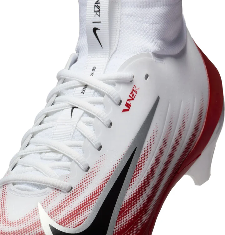 Nike Men's Vapor Pro 1 Football Cleats in White | HM8850-102 - Image 8