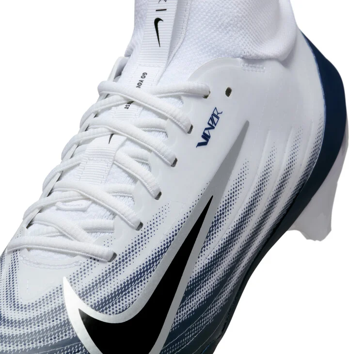 Nike Men's Vapor Pro 1 Football Cleats in White | HM8850-104 - Image 8
