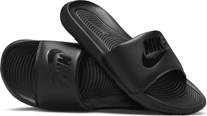 Nike Men's Victori One Slides in Black | CN9675-003
