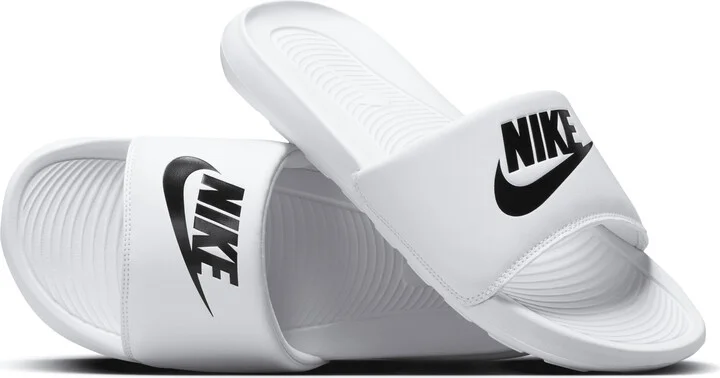 Nike Men's Victori One Slides in White | CN9675-100