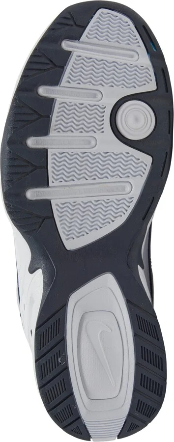 Nike Men's Wide-Width Air Monarch Iv Training Sneakers from Finish Line - White, Metallic Silver, Navy - Image 6