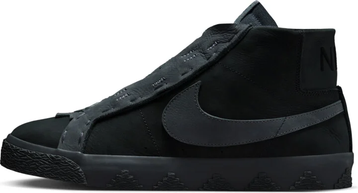 Nike Men's Zoom Blazer Mid Skate Shoes in Grey | FQ0792-001