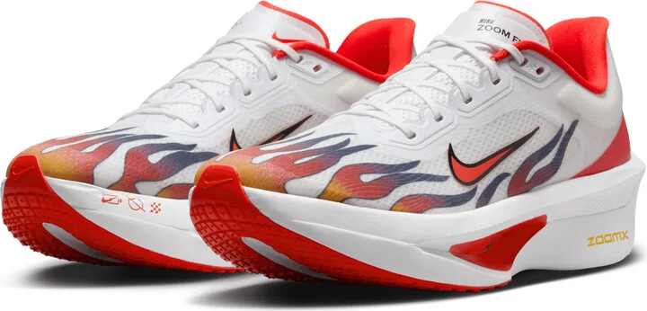 Nike Men's Zoom Fly 6 PRM Road Racing Shoes in White | HQ3498-100 - Image 5