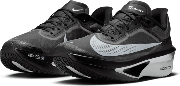 Nike Men's Zoom Fly 6 Road Racing Shoes in Black | FN8454-001 - Image 5