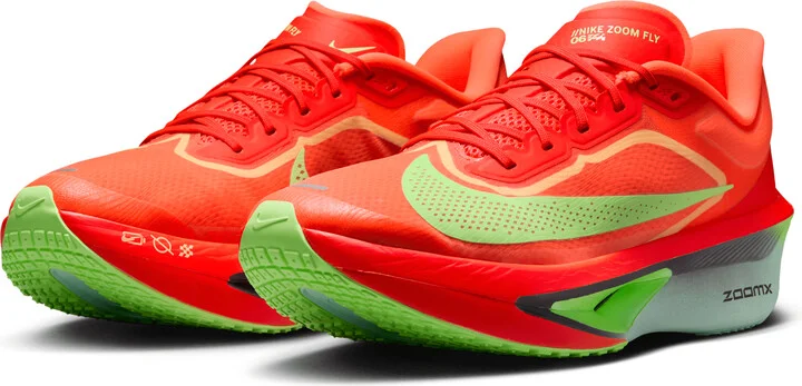 Nike Men's Zoom Fly 6 Road Racing Shoes in Red | FN8454-601 - Image 5