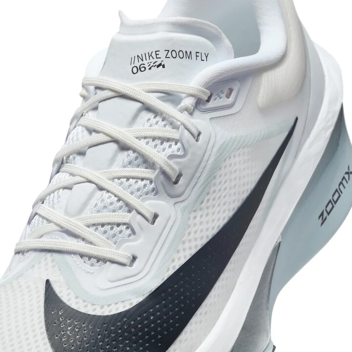 Nike Men's Zoom Fly 6 Road Racing Shoes in White | FN8454-104 - Image 7