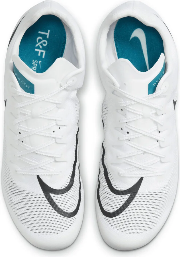 Nike Men's Zoom Ja Fly 4 Track & Field Sprinting Spikes in White | DR2741-102 - Image 4