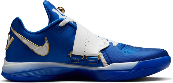 Nike Men's Zoom KD 4 Shoes in Blue | FZ3540-400 - Image 3