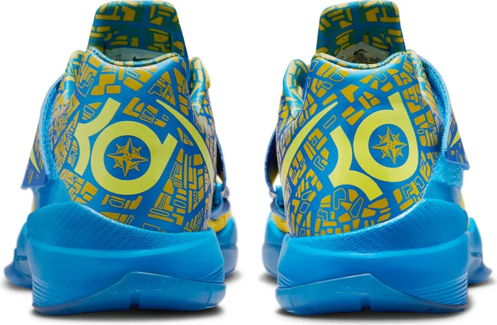 Nike Men's Zoom KD 4 Shoes in Blue | FZ5916-400 - Image 6
