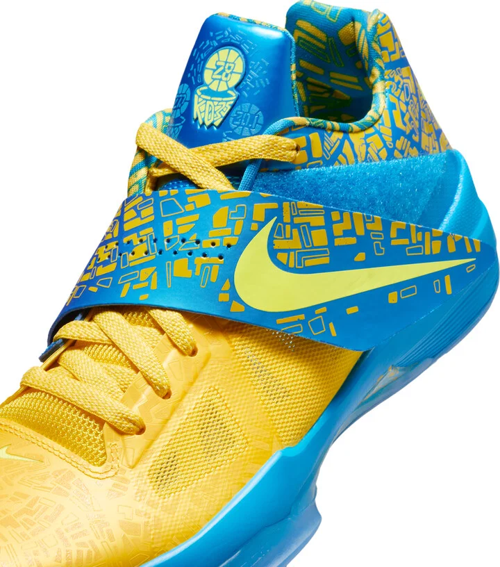 Nike Men's Zoom KD 4 Shoes in Blue | FZ5916-400 - Image 7