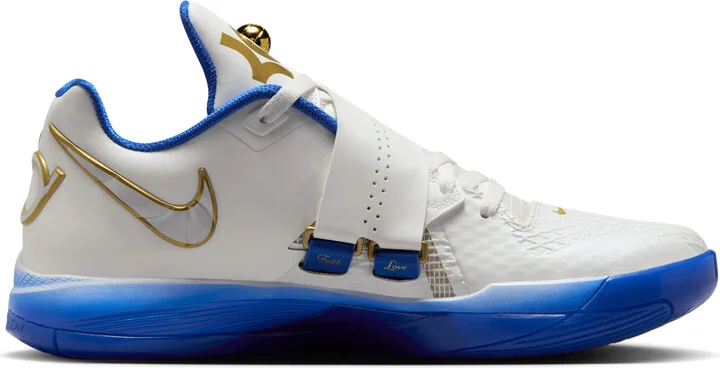Nike Men's Zoom KD 4 Shoes in White | IB3546-100 - Image 3