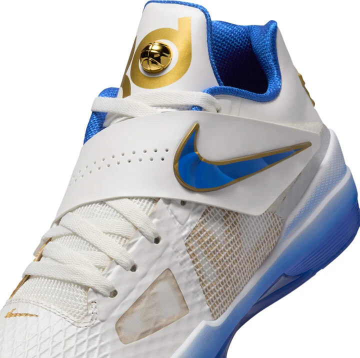 Nike Men's Zoom KD 4 Shoes in White | IB3546-100 - Image 7