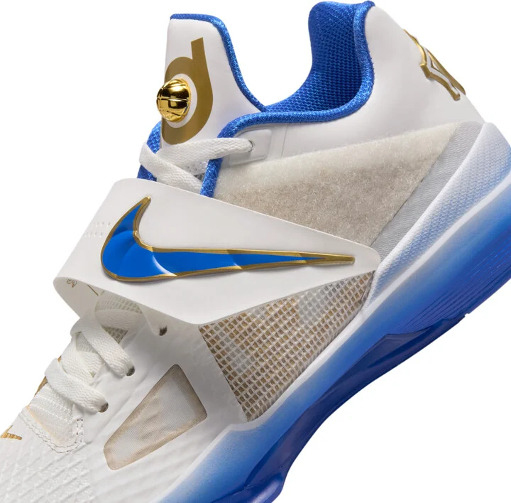 Nike Men's Zoom KD 4 Shoes in White | IB3546-100 - Image 10