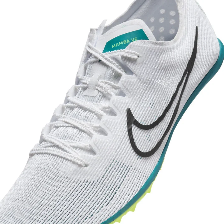Nike Men's Zoom Mamba 6 Track & Field Distance Spikes in White | DR2733-102 - Image 8