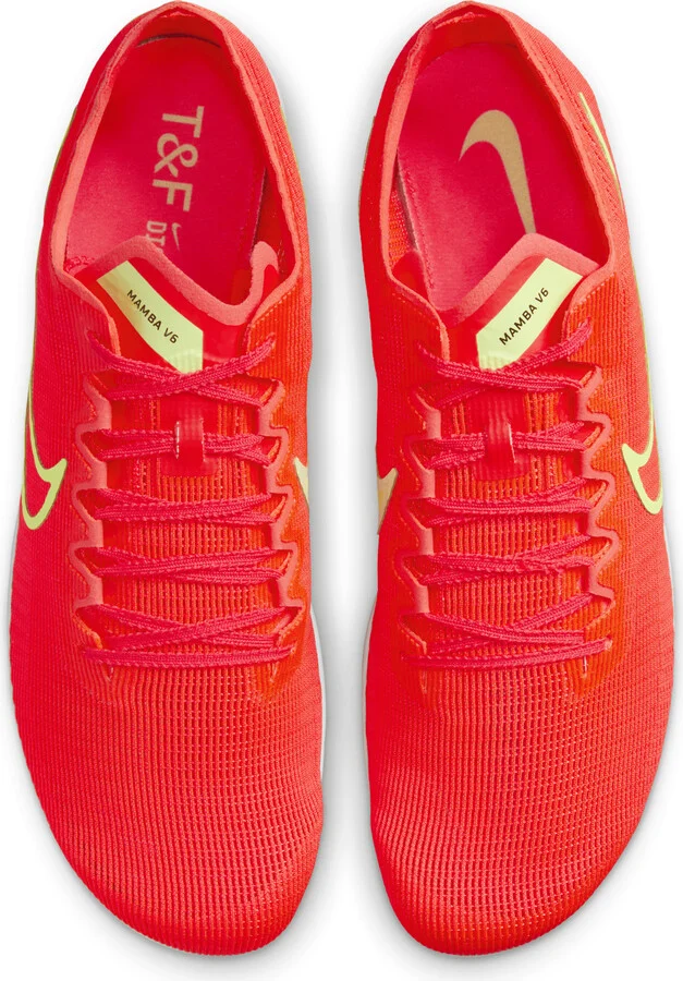 Nike Men's Zoom Mamba Track & Field Distance Spikes in Red | DR2733-601 - Image 4