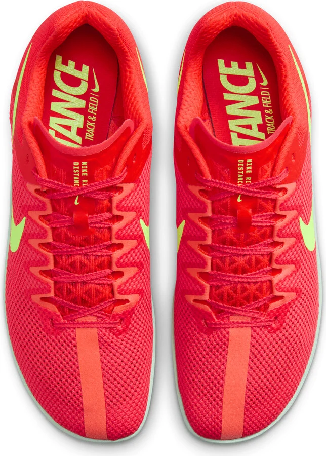 Nike Men's Zoom Rival Distance Track & Field Distance Spikes in Red | FZ9653-600 - Image 4