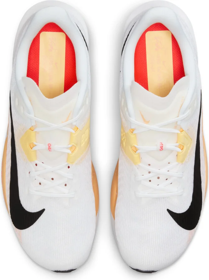 Nike Men's Zoom Rival Fly 4 Road Racing Shoes in White | FV6040-103 - Image 4