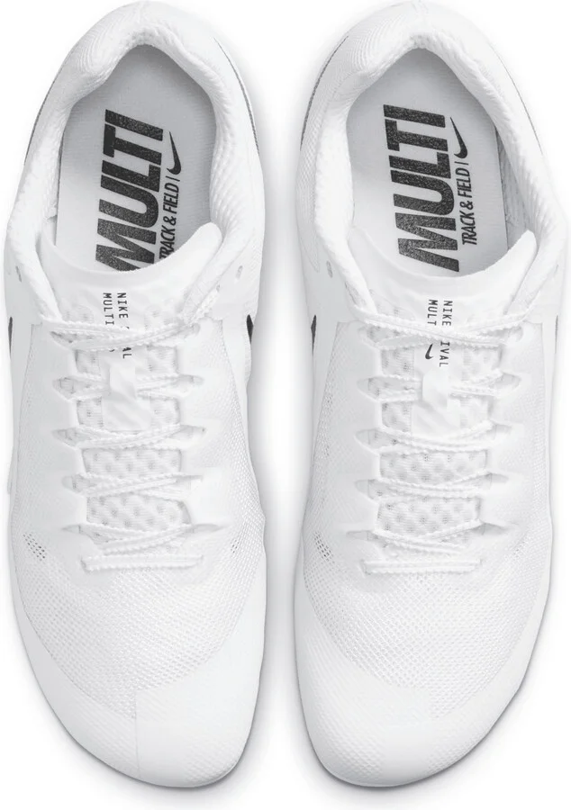 Nike Men's Zoom Rival Multi Track & Field Multi-Event Spikes in White | FZ9664-100 - Image 4