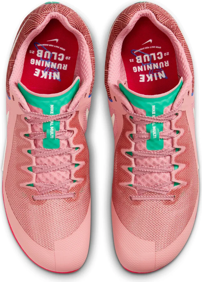 Nike Men's Zoom Rival Multi Track & Field Spikes in Pink | HQ2062-600 - Image 4