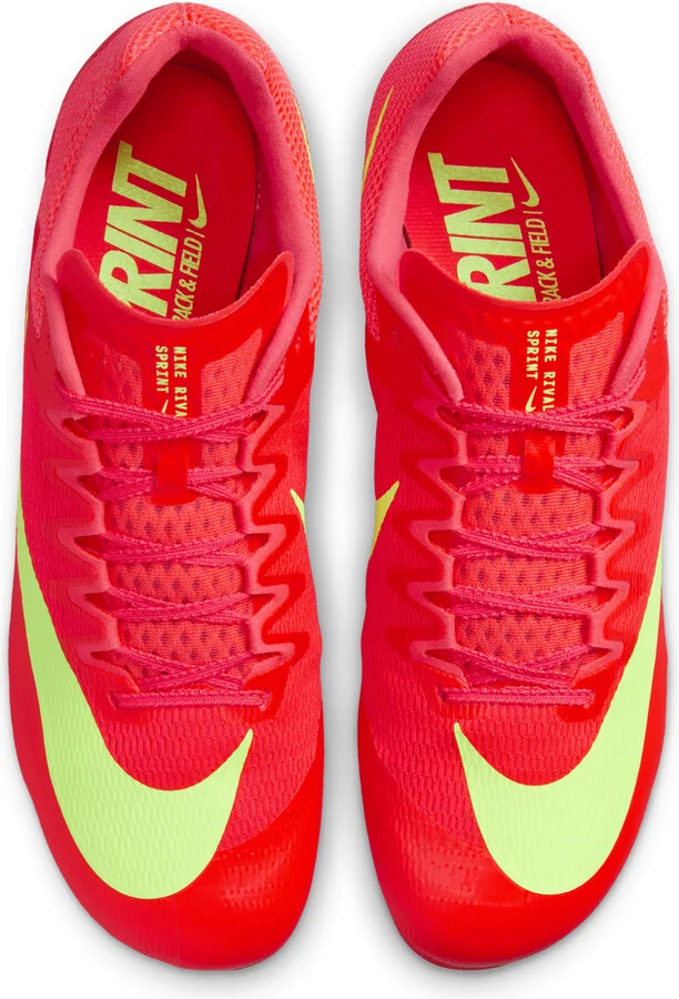 Nike Men's Zoom Rival Sprint Track & Field Sprinting Spikes in Red | FZ9663-600 - Image 4