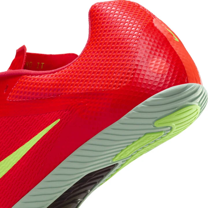 Nike Men's Zoom Rival Sprint Track & Field Sprinting Spikes in Red | FZ9663-600 - Image 9