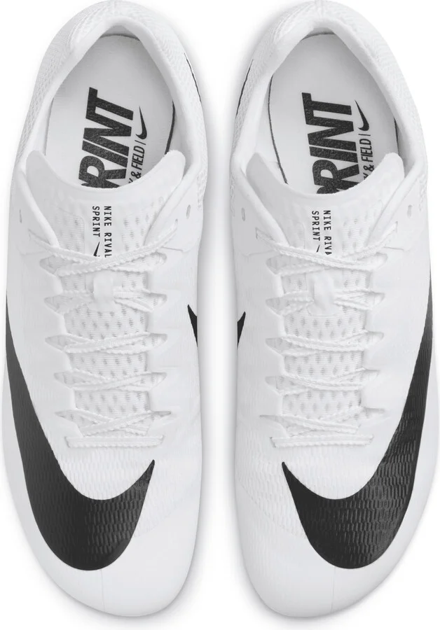 Nike Men's Zoom Rival Sprint Track & Field Sprinting Spikes in White | FZ9663-100 - Image 4