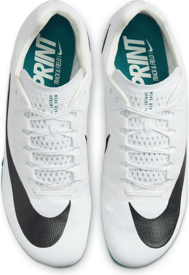 Nike Men's Zoom Rival Sprint Track & Field Sprinting Spikes in White | FZ9663-102 - Image 4