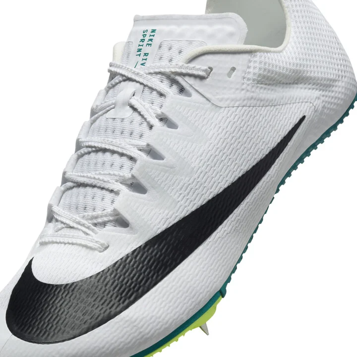 Nike Men's Zoom Rival Sprint Track & Field Sprinting Spikes in White | FZ9663-102 - Image 7