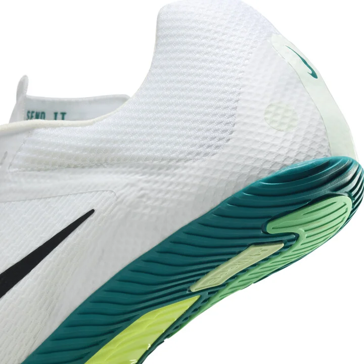 Nike Men's Zoom Rival Sprint Track & Field Sprinting Spikes in White | FZ9663-102 - Image 8