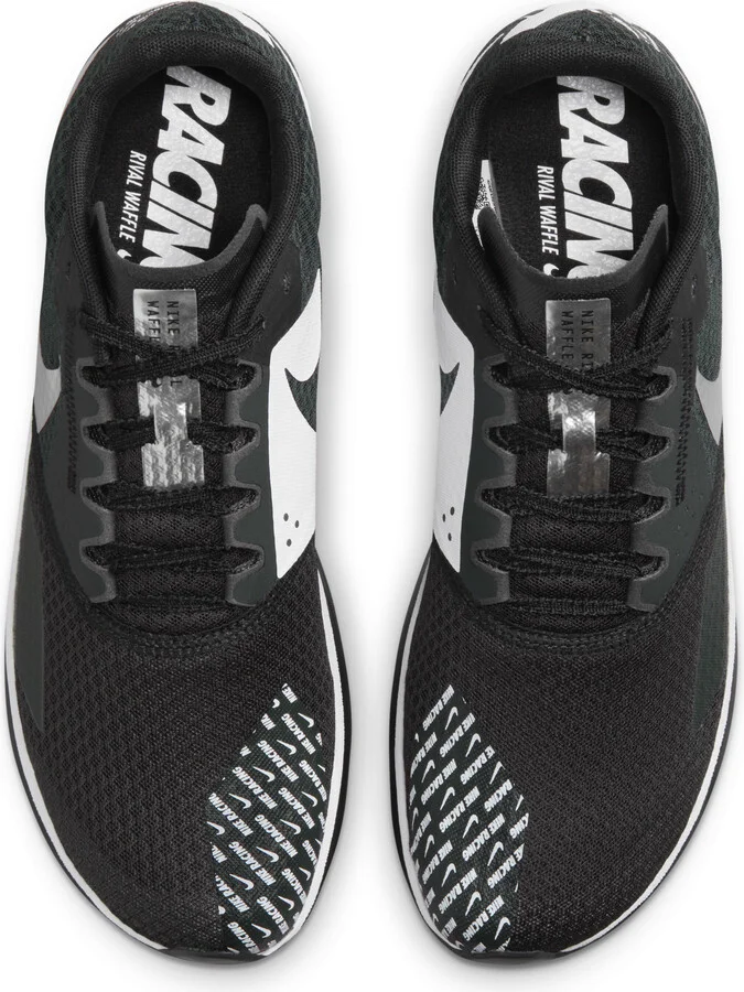 Nike Men's Zoom Rival Waffle 6 Road and Cross-Country Racing Shoes in Black | DX7998-001 - Image 4