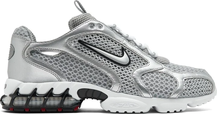 Nike Men's Zoom Spiridon Cage 2 Casual Sneakers from Finish Line - Grey/Silver - Image 2