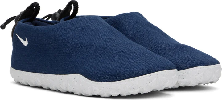 Nike Navy ACG Moc Slip-On Loafers - Image 4