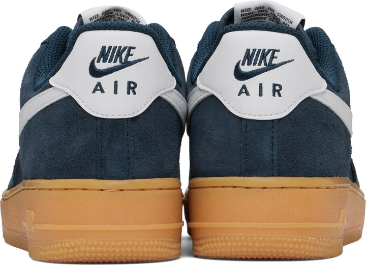 Nike Navy Air Force 1 '07 LV8 Sneakers - Image 2