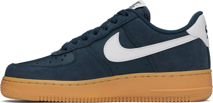 Nike Navy Air Force 1 '07 LV8 Sneakers - Image 3