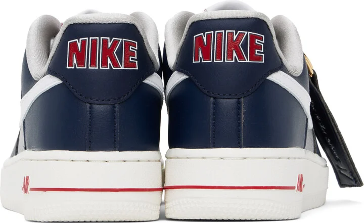 Nike Navy Air Force 1 '07 SE Sneakers - Image 2